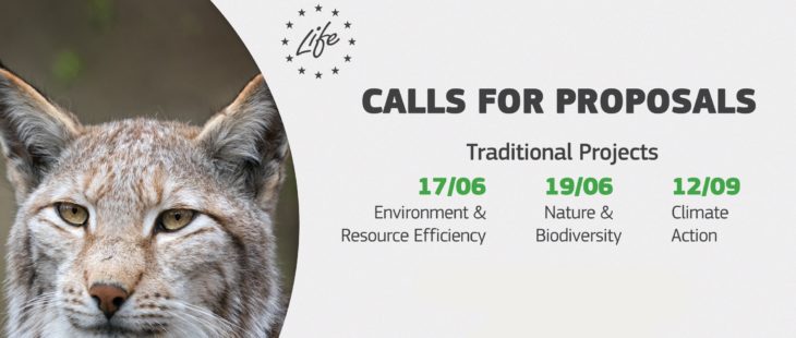 A giugno le scadenze per progetti tradizionali del bando LIFE 2019