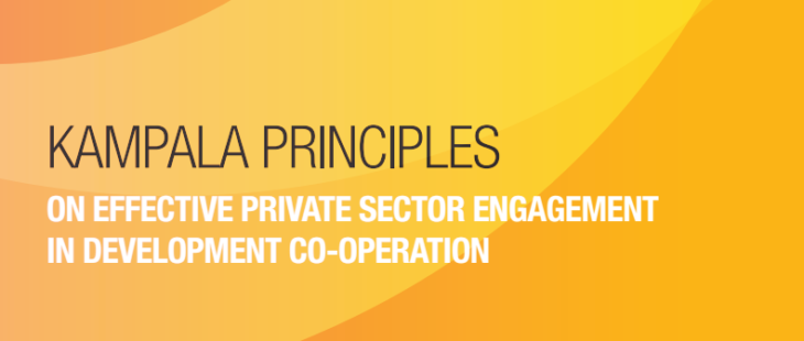Cosa sono i Principi di Kampala per l'impegno del settore privato nella cooperazione allo sviluppo