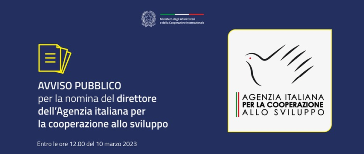 Il MAECI apre la selezione per identificare il terzo direttore/trice dell’AICS