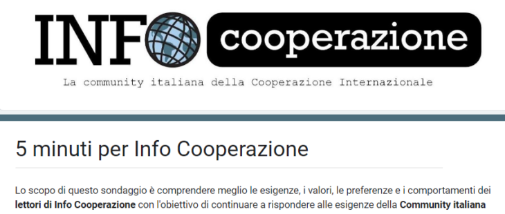 5 Minuti per Info Cooperazione