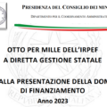 Bando 2023 per i fondi otto per mille a diretta gestione statale