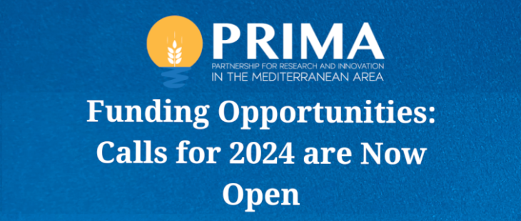 Bandi PRIMA 2024 per ricerca e innovazione sui sistemi agroalimentari sostenibili