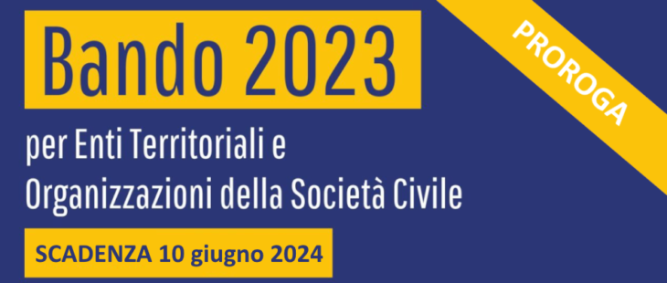 Proroga Bando AICS 2023