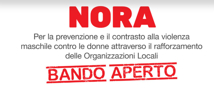 Bando Nora per prevenire e contrastare la violenza contro le donne
