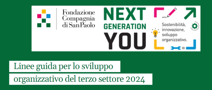 Compagnia di San Paolo supporta lo sviluppo organizzativo del terzo settore