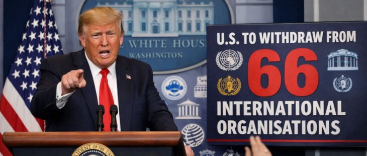 Gli Stati Uniti si ritirano da 66 organizzazioni internazionali