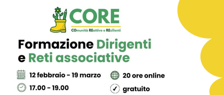 Dal progetto CO_RE un corso per dirigenti e reti associative sulla resilienza climatica
