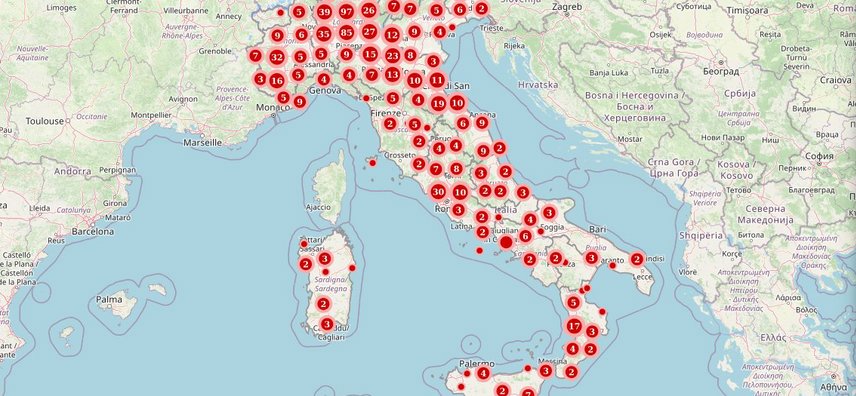 mappa cer